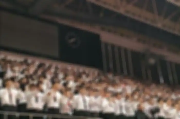 Calon pegawai negeri sipil (CPNS) dalam acara Presidential Lecture 2019 yang digelar di Istora Senayan, Kompleks Gelora Bung Karno (GBK), Jakarta, Rabu (24/7/2019). Pemerintah mengkaji para PNS untuk bekerja di rumah 