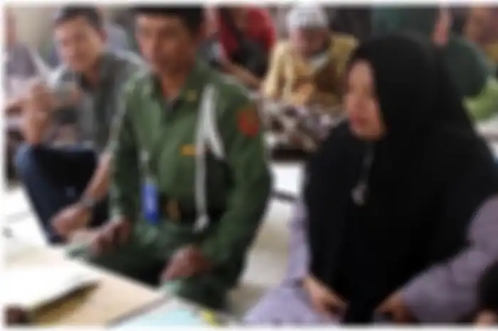 Pernikahan sederhana di Brebes, Jawa Tengah
