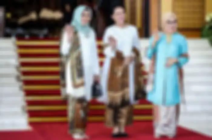 Wury Estu Handayani - Iriana Jokowi - Mufida Jusuf kalla