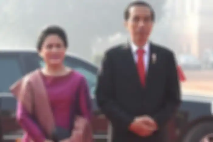 Presiden Joko Widodo dan Ibu negara Iriana 