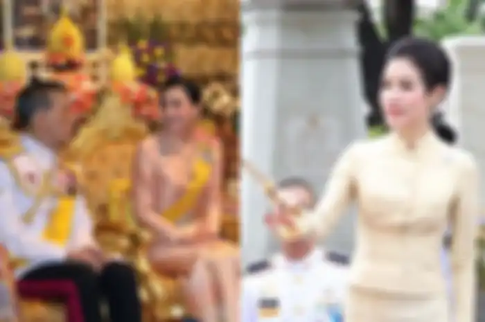 Raja Thailand copot gelar selir Sineenat (kiri) karena halangi pengangkatan sang ratu