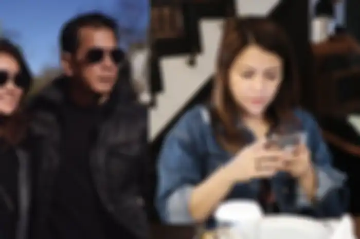 Wishnutama dan mantan istrinya, Wina Natalia