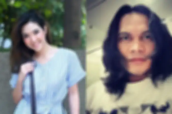 kolase foto Gisella Anastasia - Mbah Mijan