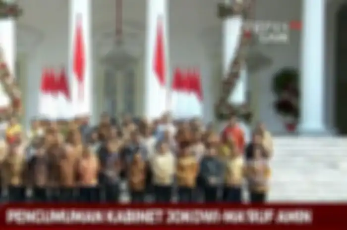 Pelantikan menteri kabinet kerja jilid dua pada Rabu (23/10/2019).