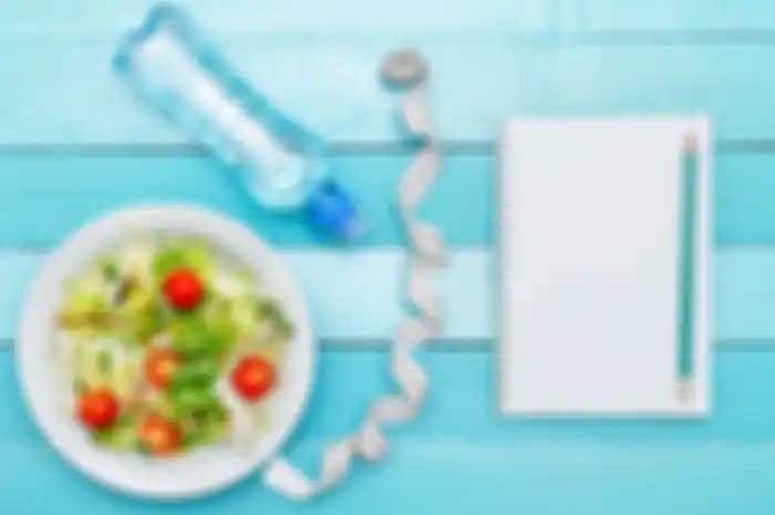Ilustrasi diet.