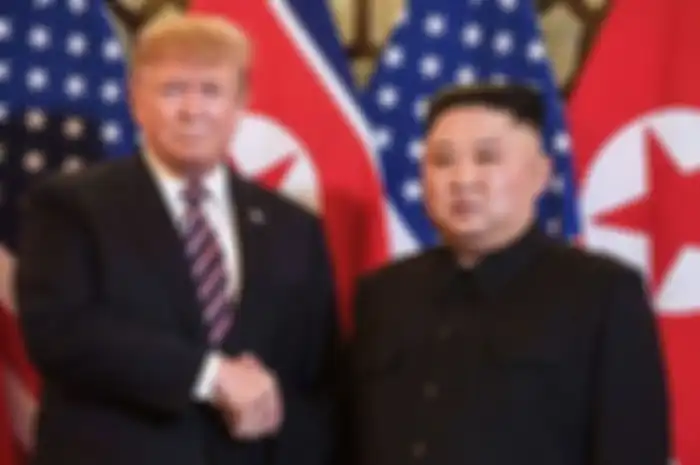 Donald Trump dan Kim Jong Un 