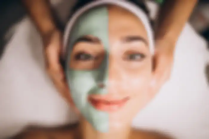 Ilustrasi masker alami untuk wajah glowing