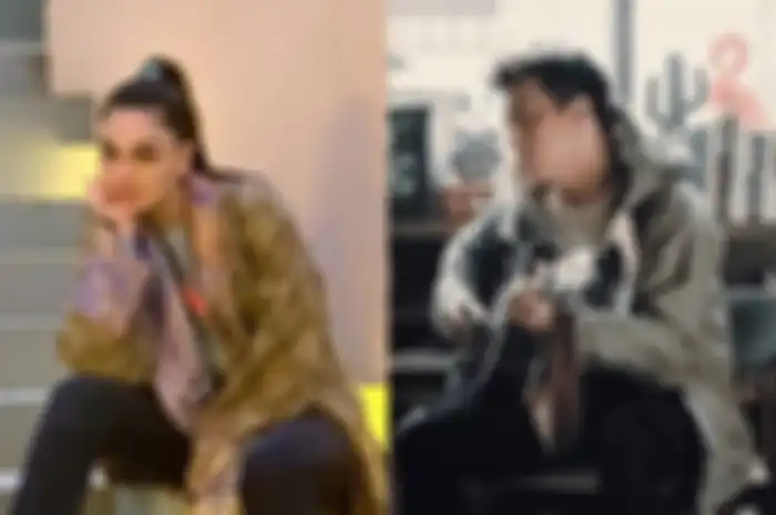 Kolase foto Luna Maya dan Ariel NOAH
