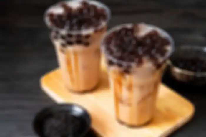 Ilustrasi boba milk tea