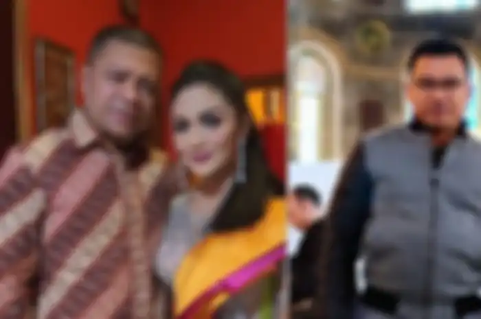 Anang Hermansyah datang ke resepsi pernikahan Krisdayanti dan Raul Lemos