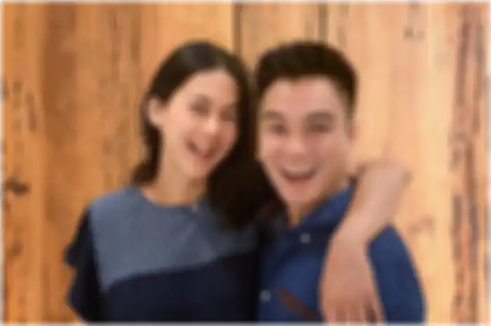 Paula Verhoeven dan Baim Wong  