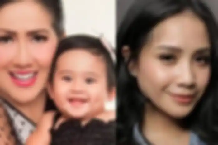 Kolase foto Nagita Slavina dan Venna Melinda