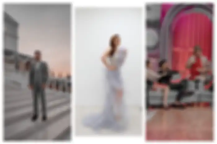Kolase foto Ivan Gunawan, Ayu Ting Ting, dan Robby Purba.
