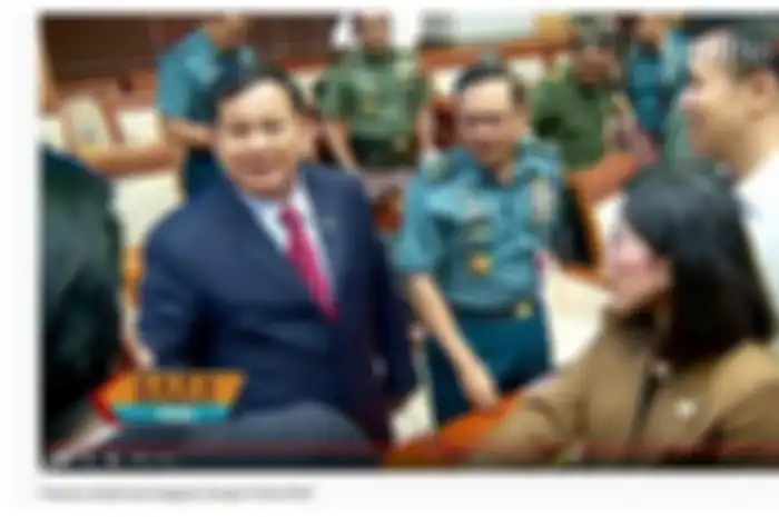 Prabowo di DPR