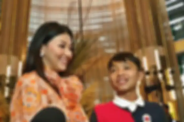 Sarwendah dan Betrand Peto saat ditemui Grid.ID di Four Season Hotel, Jakarta, Senin (18/11/2019).