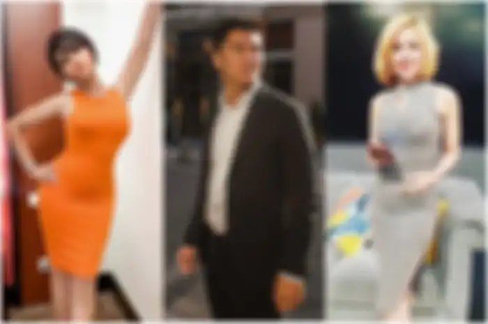 Kolase foto Lucinta Luna, Barbie Kumalasari dan Boy William