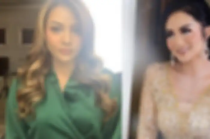 Krisdayanti dan Aurel Hermansyah Kompak Kenakan Kebaya Keluarga Saat Kondangan, Netizen: Senang Banget Lihatnya!