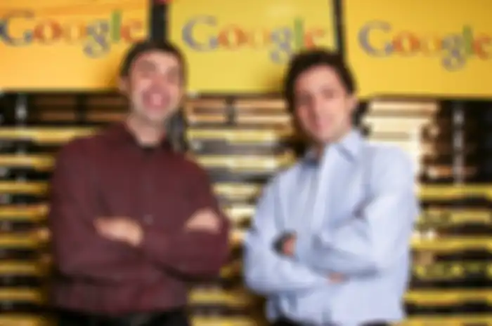 Larry Page dan Sergey Brin, pendiri Google