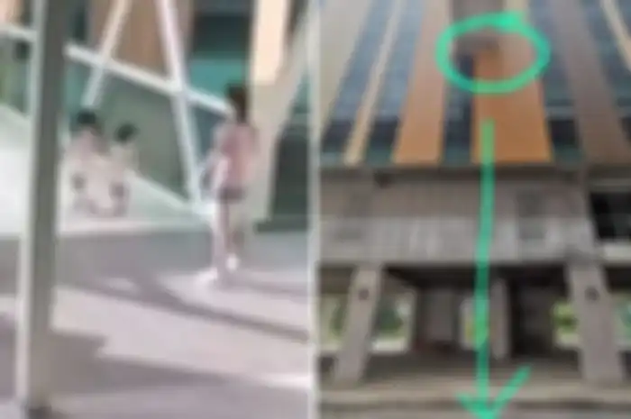 Seorang bocah terjatuh dari lantai 5 sebuah gedung