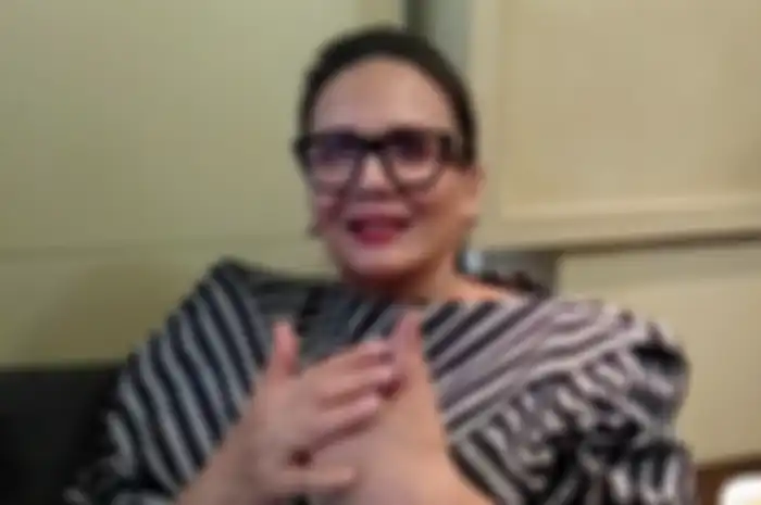 Christine Hakim saat jumpa pers Opera Gandari di kawasan Kuningan, Jakarta Selatan, Kamis (5/12/2019).