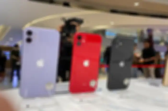 Pilihan warna iPhone 11.