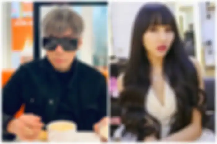 Kolase foto Lucinta Luna dan Roy Kiyoshi