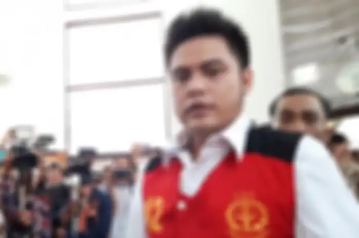 Galih Ginanjar saat sidang perdana kasus vlog ikan asin di Pengadilan Negeri Jakarta Selatan, Senin (9/12/2019).