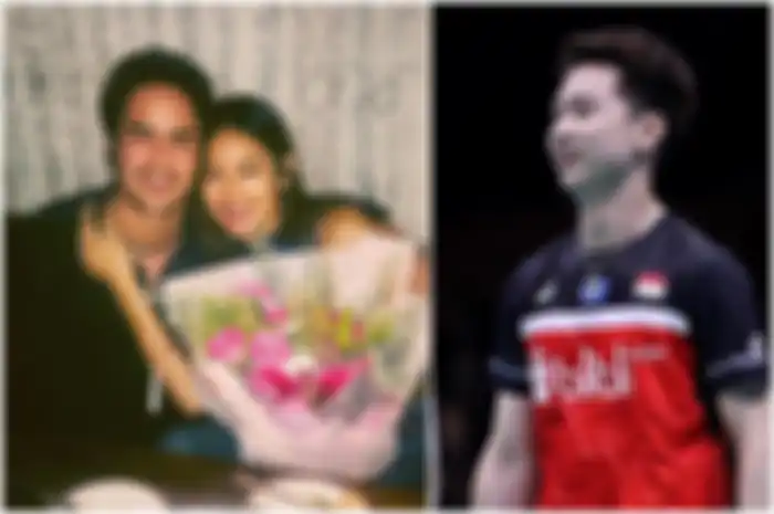 Kolase foto Maria Selena dan Kevin Sanjaya