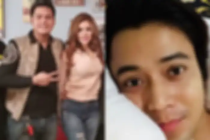 Kolase foto Galih Ginanjar, Barbie Kumalasari, dan Kriss Hatta.