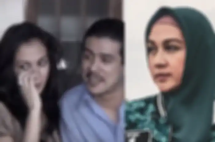 Dina Lorenza dan mantan suaminya Ghatan Saleh