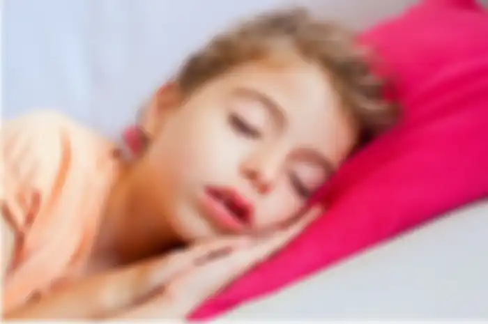 Ilustrasi tidur ngiler