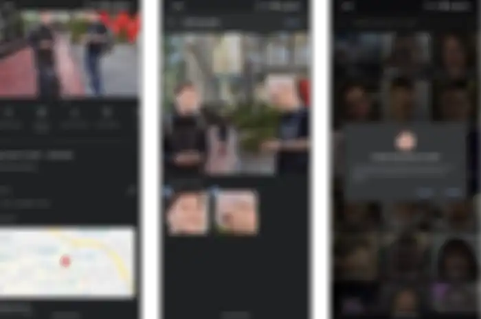 Fitur tagging dalam aplikasi Google Photos.