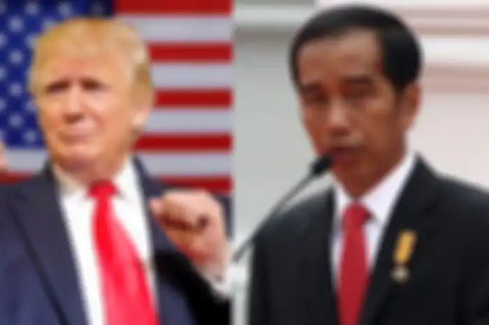 Presiden Donald Trump dan Presiden Jokowi 