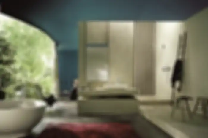 Desain unik dipadu dengan gaya modern kamar mandi masa kini.