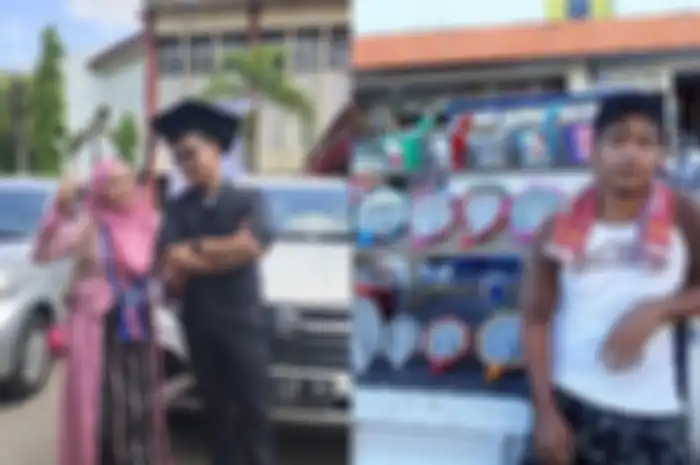 Bikin Netizen Baper, Pria Ini Banting Tulang Jualan Cobek Agar Istrinya Bisa Lulus S2, Sang Istri: Ngaku Sudah Makan Padahal Belum