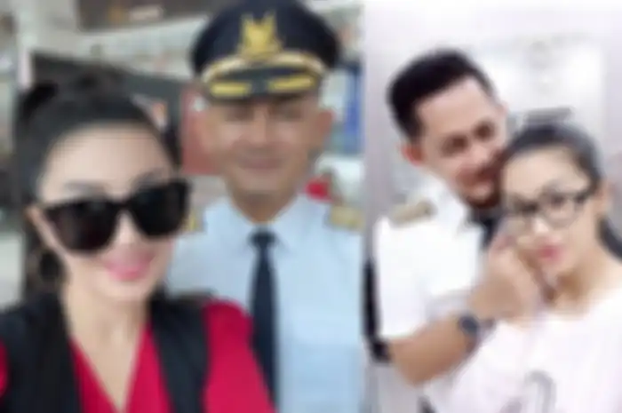 Fitri Carlina dan suami pilotnya