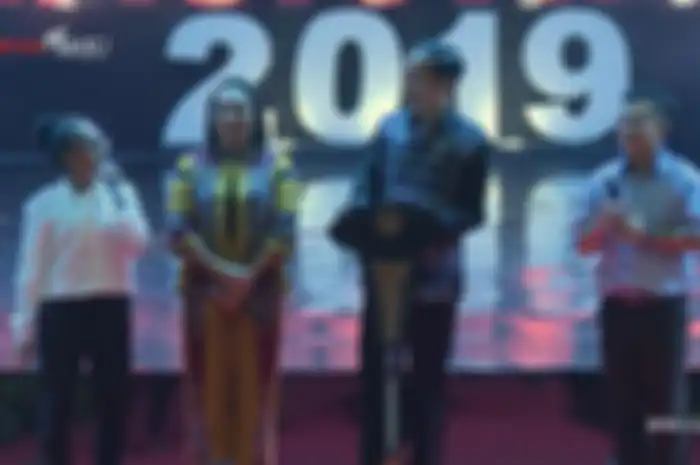 Seorang gadis asal NTT 'bentak' Presiden Joko Widodo di acara Perayaan Natal Nasional 2019.