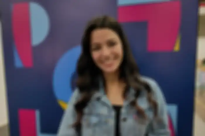 Susan Sameh saat ditemui di sela Meet and Great film Bucin di Big Bang Jakarta 2019, JiExpo Kemayoran, Jakarta Pusat, Jumat (27/12/2019).