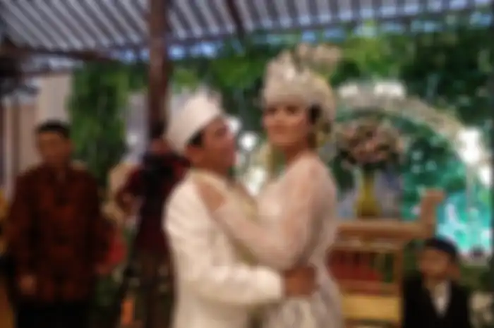 Ginanjar dan Tiara Amalia resmi menikah di Griya Ageng Selasar, Depok, Jawa Barat, Minggu (29/12/2019).