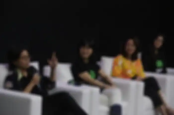 Sesi diskusi panel yang membahas peran perempuan dalam industri teknologi masa kini dalam rangkaian Gojek Xcelerate batch 2