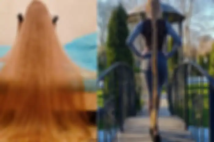 Alena Kravchenko, cewek yang dijulukki Rapunzel di dunia nyata karena rambut panjangnya.