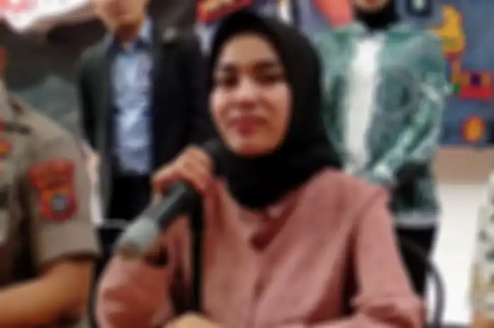 Medina Zein di Polda Metro Jaya, Jakarta Selatan, Jumat (3/1/2020).