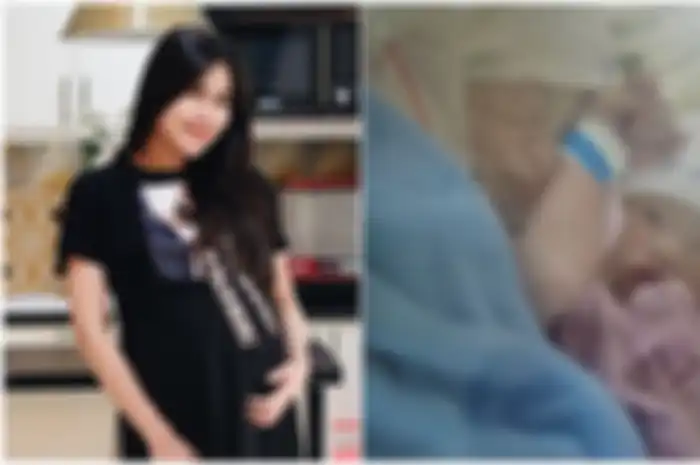 Syahnaz lahirkan bayi kembarnya