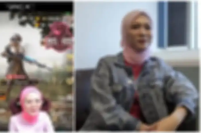 Miss Rose ketika menjadi streamer PUBG Online.