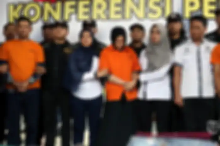 Ketiga tersangka pembunuhan hakim PN Medan, Jamaluddin