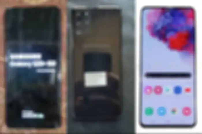 Tampilan langsung Galaxy S20.