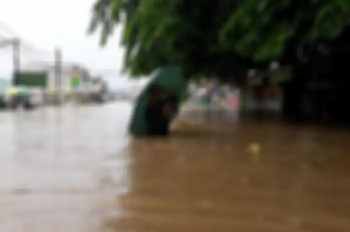 Ilustrasi banjir.