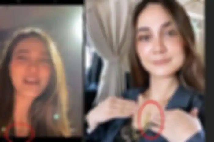 Kalung Luna Maya yang mencuri perhatian netizen