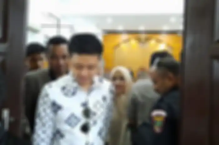 Pablo Benua dan Rey Utami saat ditemui di Pengadilan Negeri Jakarta Selatan, Senin (20/1/2020).