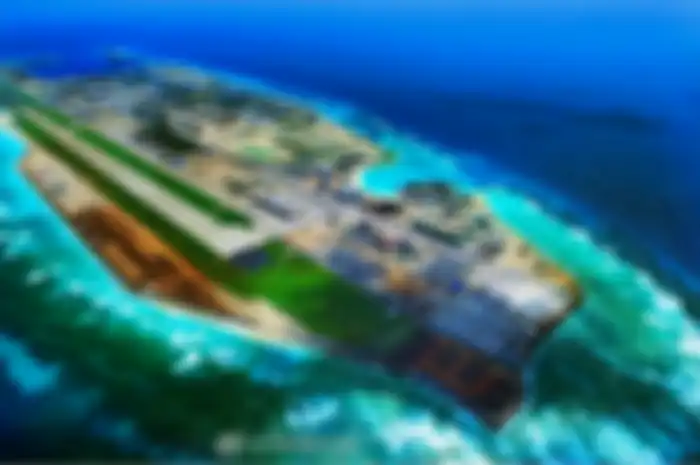 Fiery Cross Reef mampu didarati pesawat tempur, ada pula hanggar dan fasilitas modern lainnya untuk mendukung operasi militer